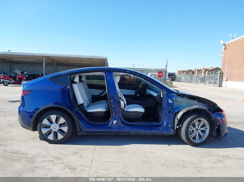 2021 Tesla Model Y Performance Dual Motor All-Wheel Drive/Standard Range Rear-Wheel Drive VIN: 5YJYGAEDXMF142766 Lot: 40461107