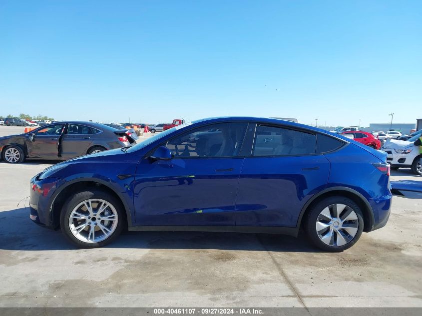 2021 Tesla Model Y Performance Dual Motor All-Wheel Drive/Standard Range Rear-Wheel Drive VIN: 5YJYGAEDXMF142766 Lot: 40461107