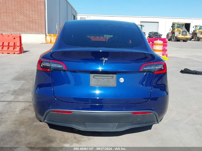 2021 Tesla Model Y Performance Dual Motor All-Wheel Drive/Standard Range Rear-Wheel Drive VIN: 5YJYGAEDXMF142766 Lot: 40461107