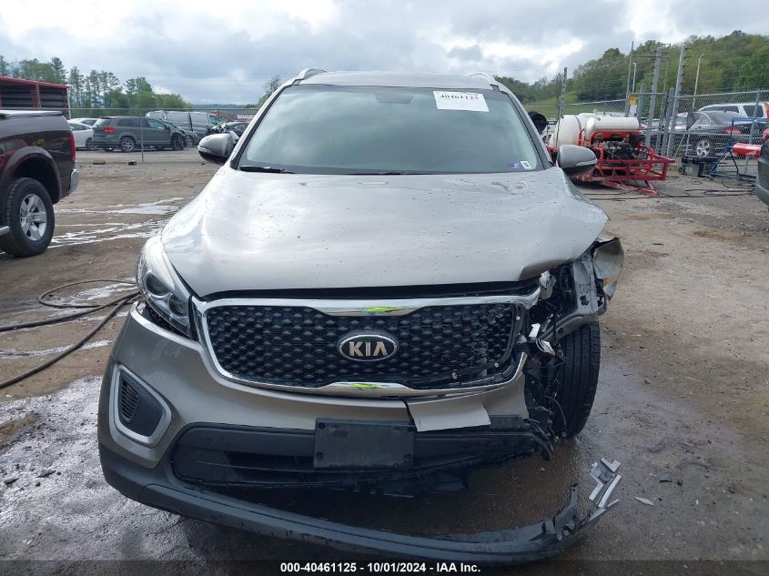 5XYPGDA35JG425218 2018 Kia Sorento 2.4L Lx