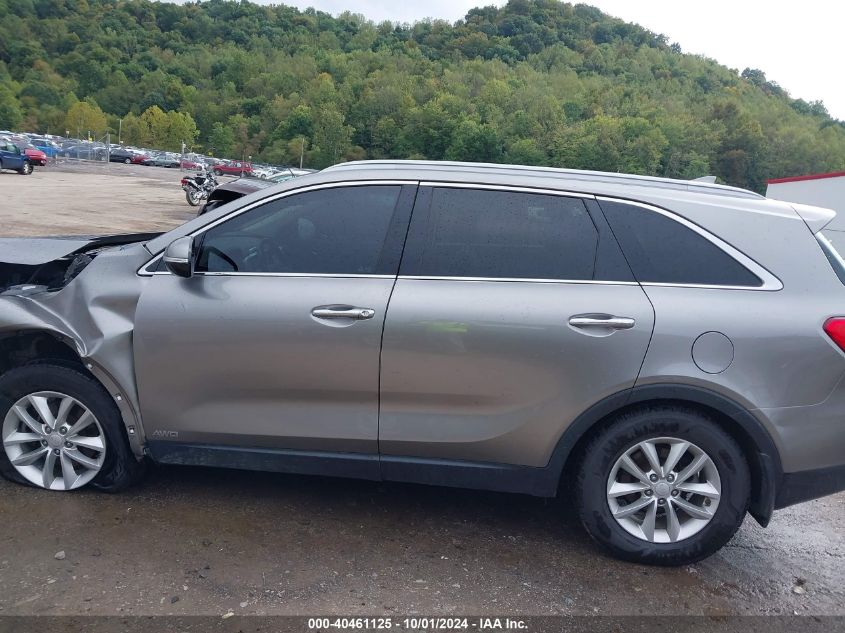 5XYPGDA35JG425218 2018 Kia Sorento 2.4L Lx