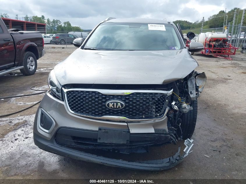 5XYPGDA35JG425218 2018 Kia Sorento 2.4L Lx