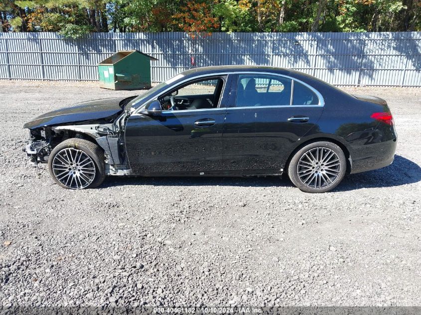 2024 Mercedes-Benz C 300 VIN: W1KAF4HB5RR184527 Lot: 40461182