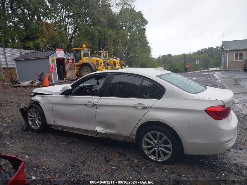 2018 BMW 320I xDrive VIN: WBA8E5G53JNV01680 Lot: 40461211