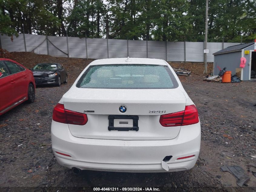 2018 BMW 320I xDrive VIN: WBA8E5G53JNV01680 Lot: 40461211