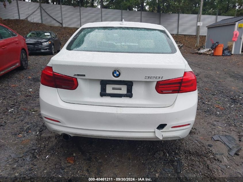 2018 BMW 320I xDrive VIN: WBA8E5G53JNV01680 Lot: 40461211