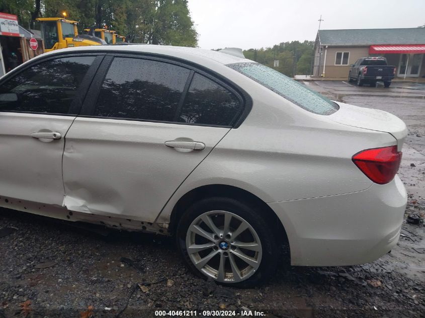 2018 BMW 320I xDrive VIN: WBA8E5G53JNV01680 Lot: 40461211