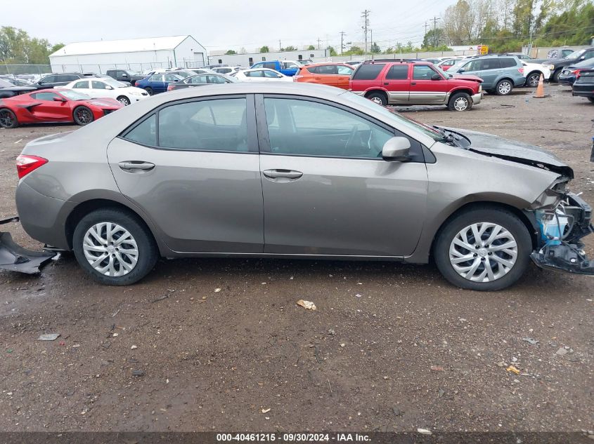 2017 Toyota Corolla Le VIN: 2T1BURHEXHC926876 Lot: 40461215