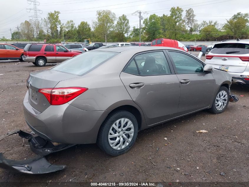 2017 Toyota Corolla Le VIN: 2T1BURHEXHC926876 Lot: 40461215