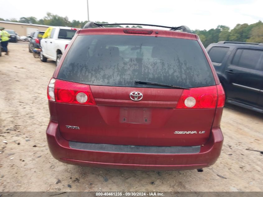 2010 Toyota Sienna Ce/Le VIN: 5TDKK4CC8AS322156 Lot: 40461235