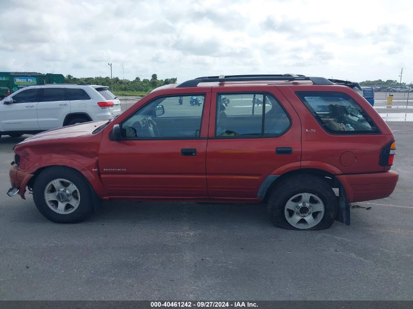 1999 Isuzu Rodeo Ls/Lse/S VIN: 4S2CM58W8X4343203 Lot: 40461242