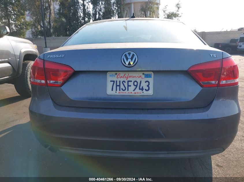 1VWAT7A36EC108459 2014 Volkswagen Passat S