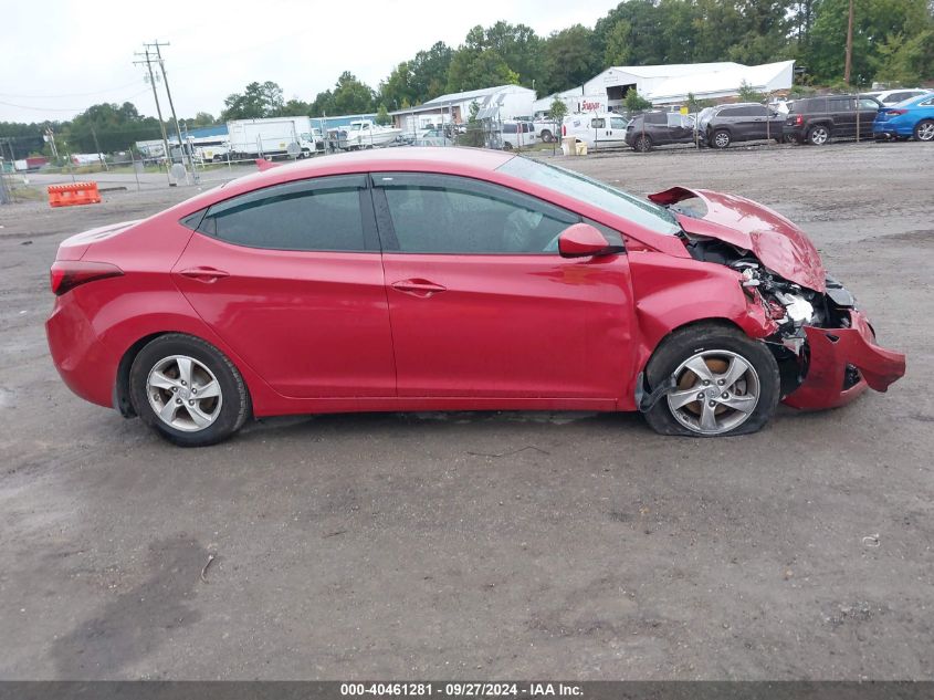 2015 Hyundai Elantra Se VIN: KMHDH4AE5FU416151 Lot: 40461281