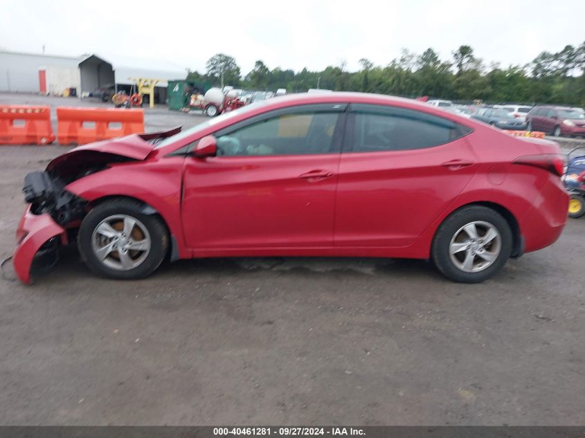 2015 Hyundai Elantra Se VIN: KMHDH4AE5FU416151 Lot: 40461281