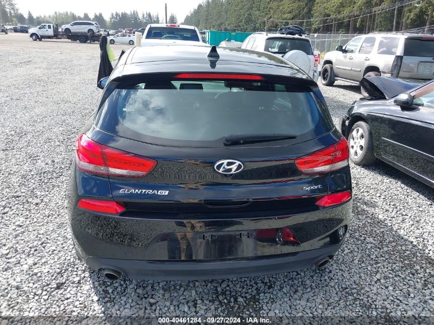 2018 Hyundai Elantra Gt Sport VIN: KMHH55LC6JU080224 Lot: 40461284