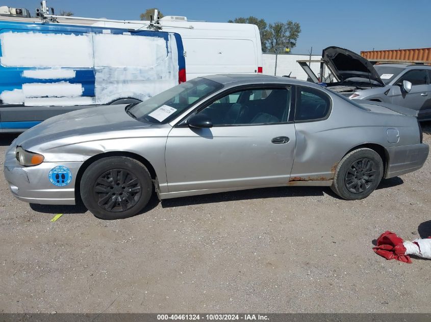 2005 Chevrolet Monte Carlo Lt VIN: 2G1WX15K259236709 Lot: 40461324