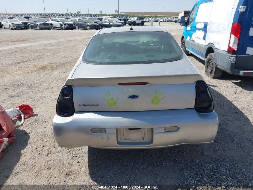 2005 Chevrolet Monte Carlo Lt VIN: 2G1WX15K259236709 Lot: 40461324