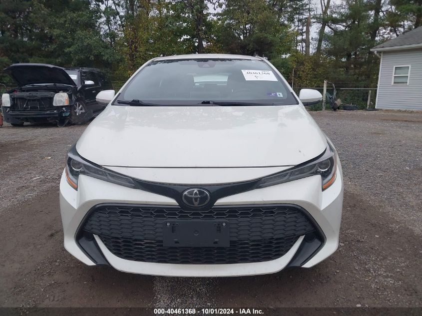 2019 Toyota Corolla Se VIN: JTNK4RBEXK3059306 Lot: 40461368