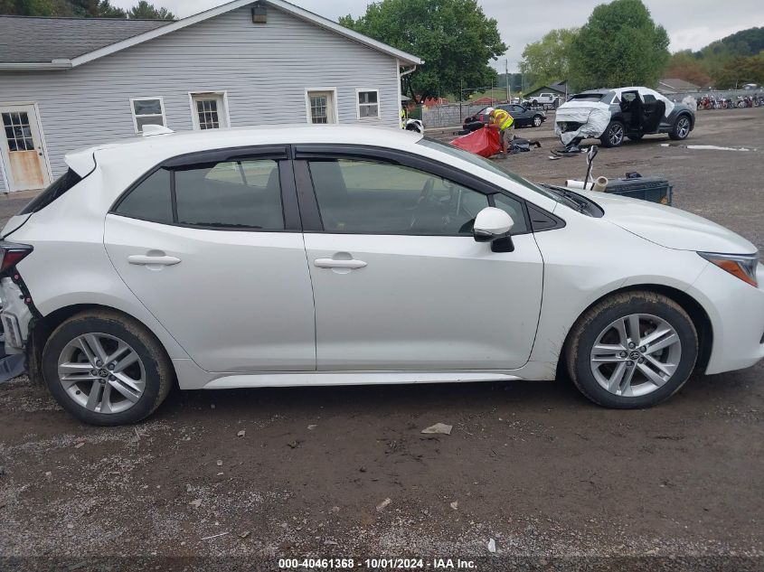 2019 Toyota Corolla Se VIN: JTNK4RBEXK3059306 Lot: 40461368