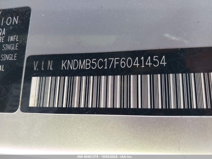 KNDMB5C17F6041454 2015 Kia Sedona Lx