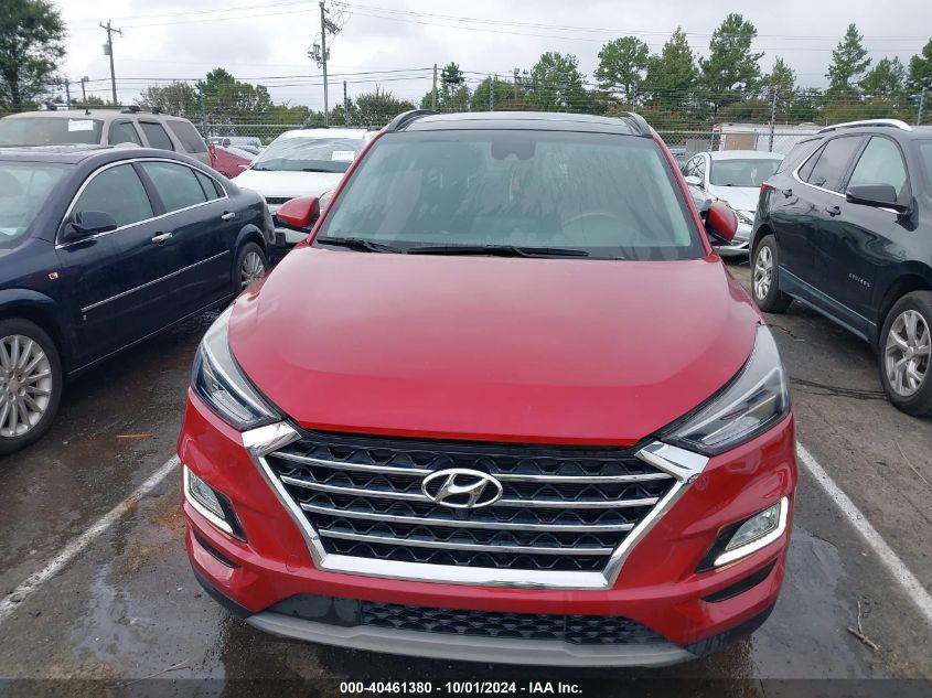 2021 Hyundai Tucson Ultimate VIN: KM8J33AL7MU412075 Lot: 40461380