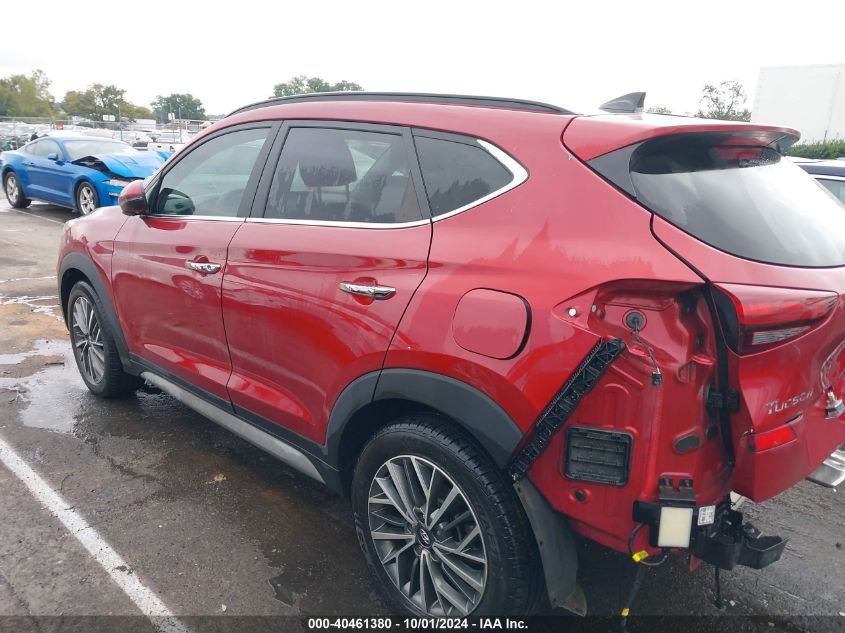 2021 Hyundai Tucson Ultimate VIN: KM8J33AL7MU412075 Lot: 40461380