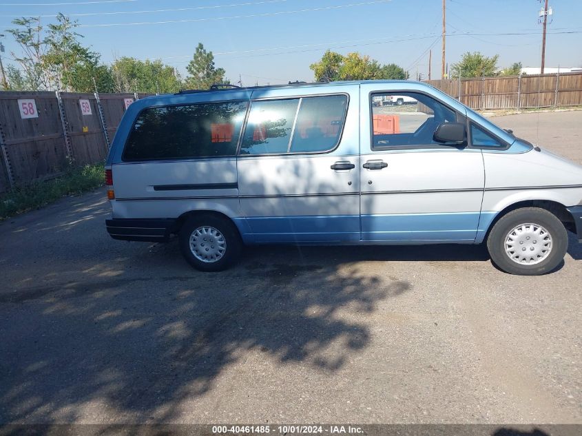 1990 Ford Aerostar VIN: 1FMDA41X4LZB51257 Lot: 40461485