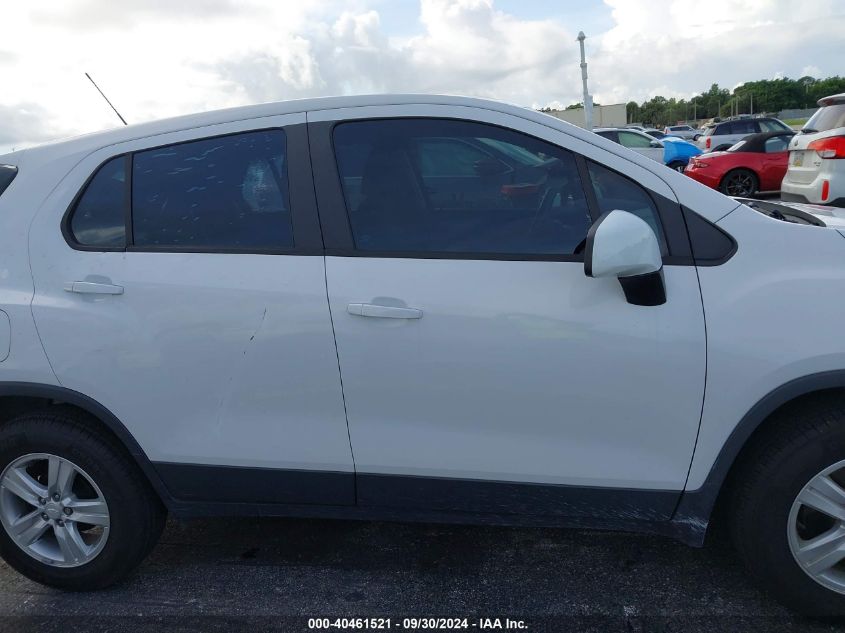 2019 Chevrolet Trax Ls VIN: 3GNCJKSB2KL380380 Lot: 40461521