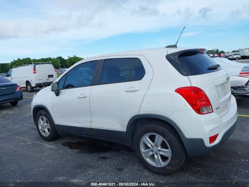 2019 Chevrolet Trax Ls VIN: 3GNCJKSB2KL380380 Lot: 40461521