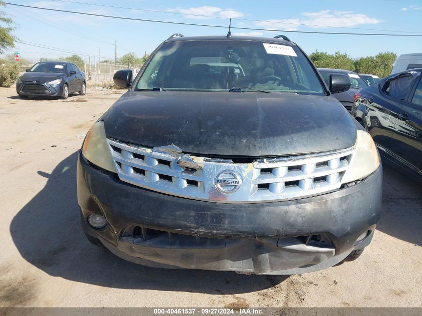 2003 Nissan Murano Sl VIN: JN8AZ08W43W220167 Lot: 40461537