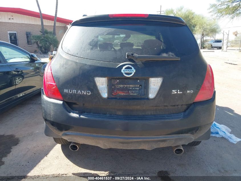 2003 Nissan Murano Sl VIN: JN8AZ08W43W220167 Lot: 40461537