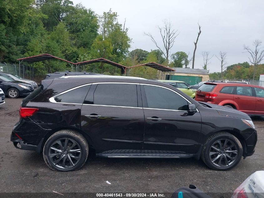 2017 Acura Mdx Technology VIN: 5FRYD4H75HB018666 Lot: 40461543