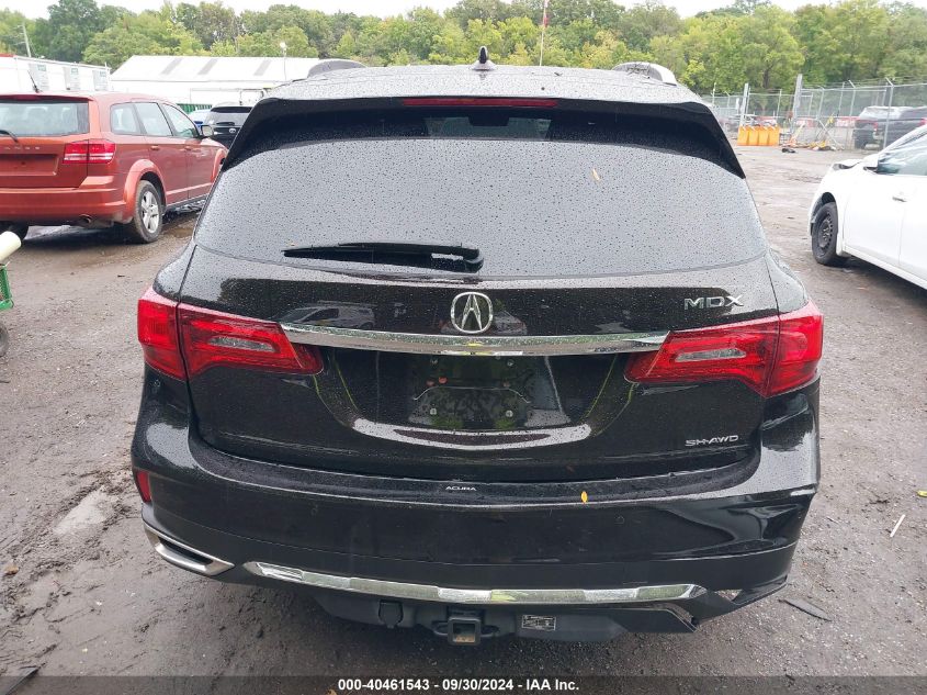 2017 Acura Mdx Technology VIN: 5FRYD4H75HB018666 Lot: 40461543