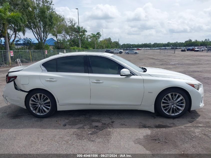 2018 Infiniti Q50 3.0T Luxe VIN: JN1EV7AP5JM590043 Lot: 40461556