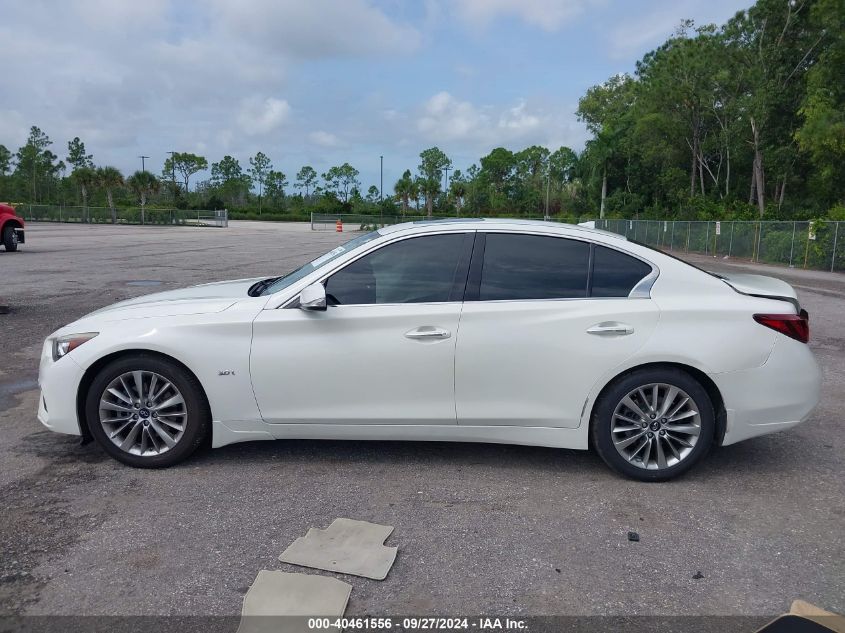 2018 Infiniti Q50 3.0T Luxe VIN: JN1EV7AP5JM590043 Lot: 40461556