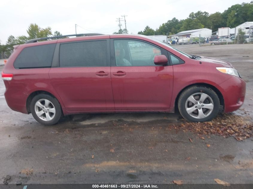 2014 Toyota Sienna Le V6 8 Passenger VIN: 5TDKK3DC8ES474176 Lot: 40461663