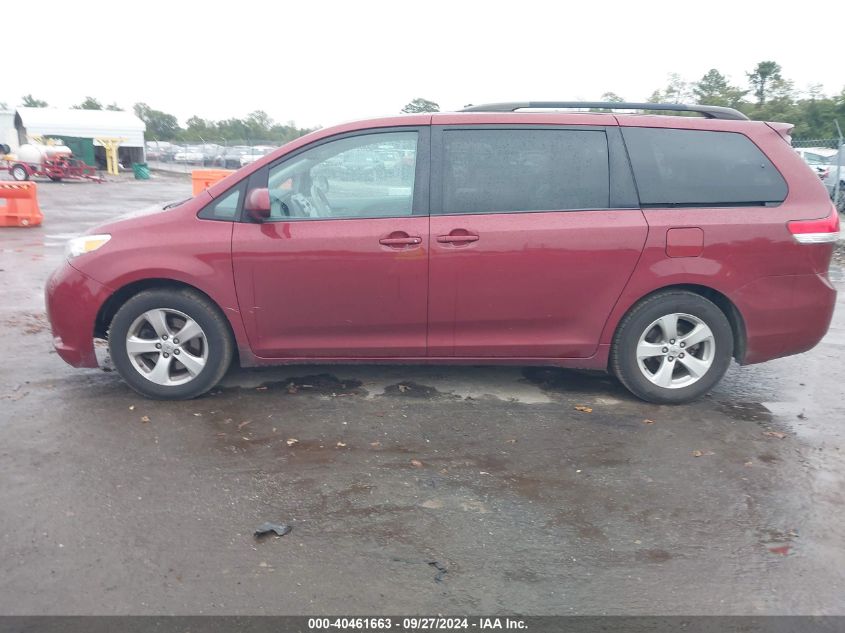 2014 Toyota Sienna Le V6 8 Passenger VIN: 5TDKK3DC8ES474176 Lot: 40461663