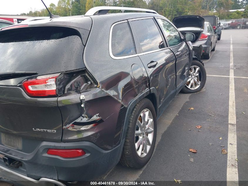 2014 Jeep Cherokee Limited VIN: 1C4PJMDS8EW281516 Lot: 40461678