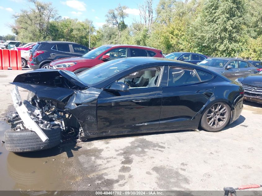 2022 Tesla Model S Dual Motor All-Wheel Drive VIN: 5YJSA1E51NF493695 Lot: 40461702