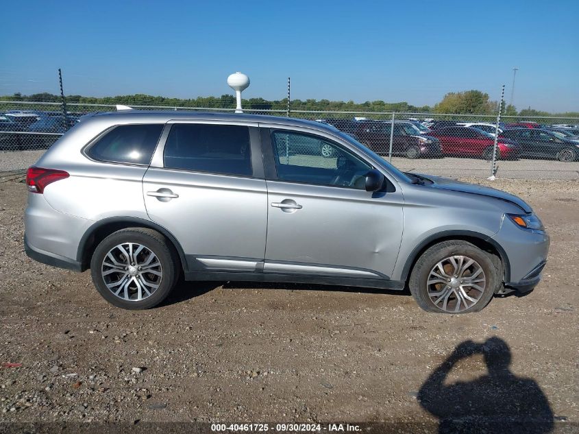 2018 Mitsubishi Outlander Es VIN: JA4AD2A38JZ060631 Lot: 40461725