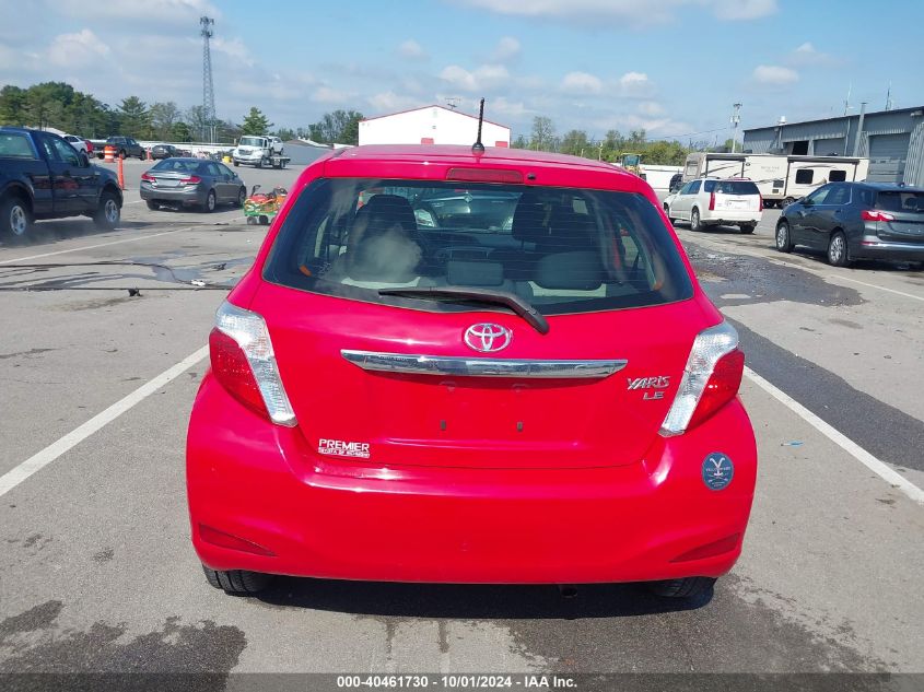 2014 Toyota Yaris VIN: JTDKTUD36ED592371 Lot: 40461730