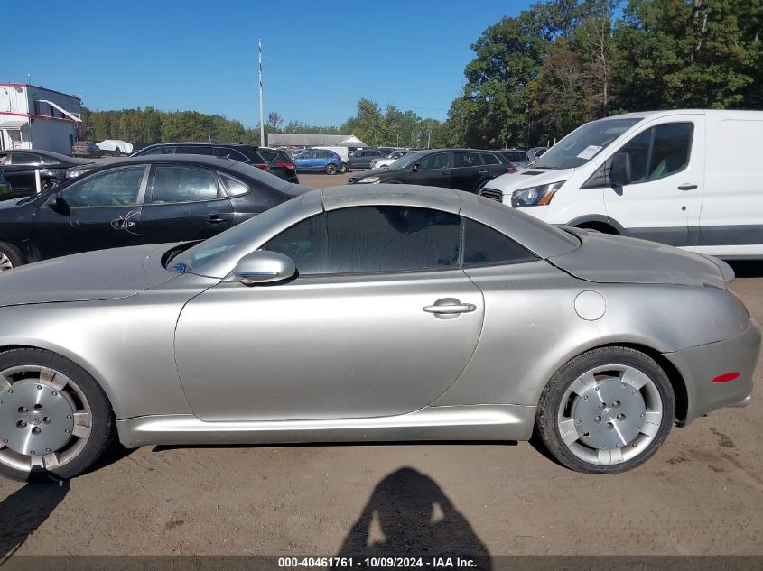 2002 Lexus Sc 430 VIN: JTHFN48Y120006615 Lot: 40461761