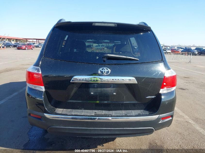 2013 Toyota Highlander Limited V6 VIN: 5TDDK3EHXDS254104 Lot: 40461786