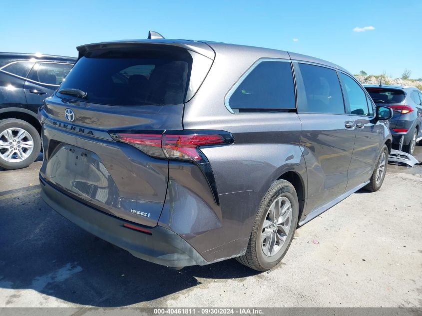 2021 Toyota Sienna Le VIN: 5TDKRKECXMS016674 Lot: 40461811