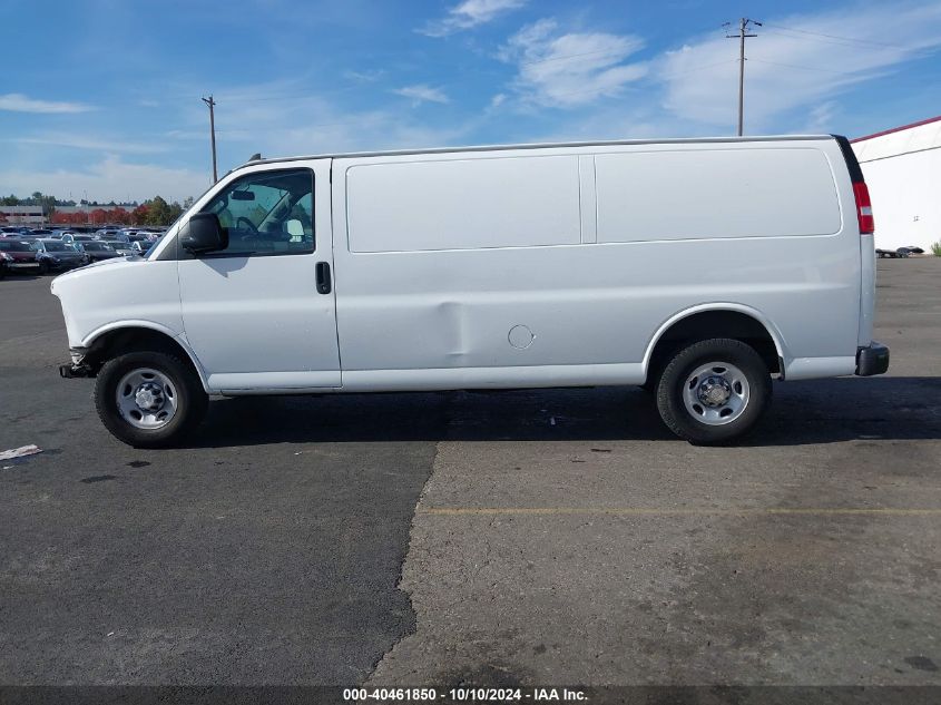 2020 Chevrolet Express Cargo Rwd 2500 Extended Wheelbase Wt VIN: 1GCWGBFPXL1145907 Lot: 40461850