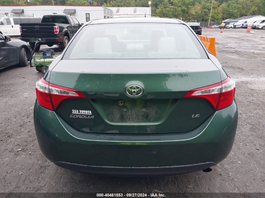 2014 Toyota Corolla L/Le/Le Pls/Prm/S/S Pls VIN: 2T1BURHE3EC196885 Lot: 40461853