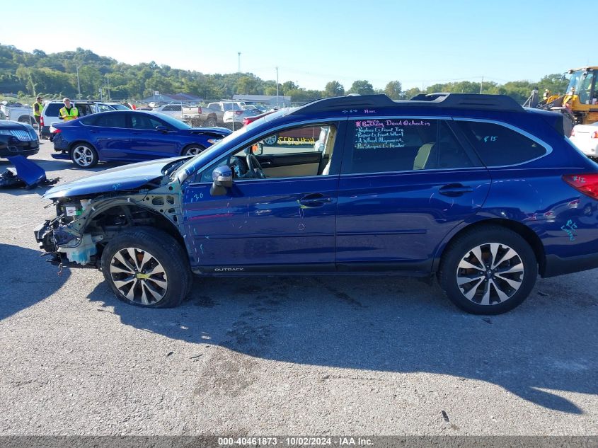 2017 Subaru Outback 2.5I Limited VIN: 4S4BSANC1H3365160 Lot: 40461873