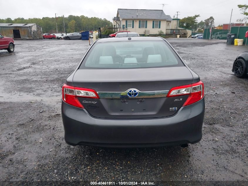 4T1BD1FK9EU124792 2014 Toyota Camry Hybrid Xle
