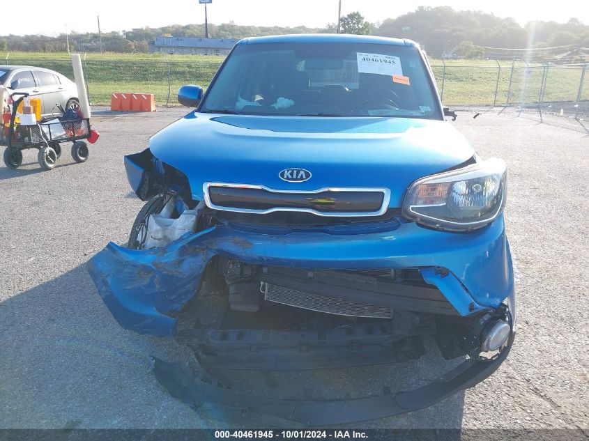 2016 Kia Soul + VIN: KNDJP3A55G7315664 Lot: 40461945