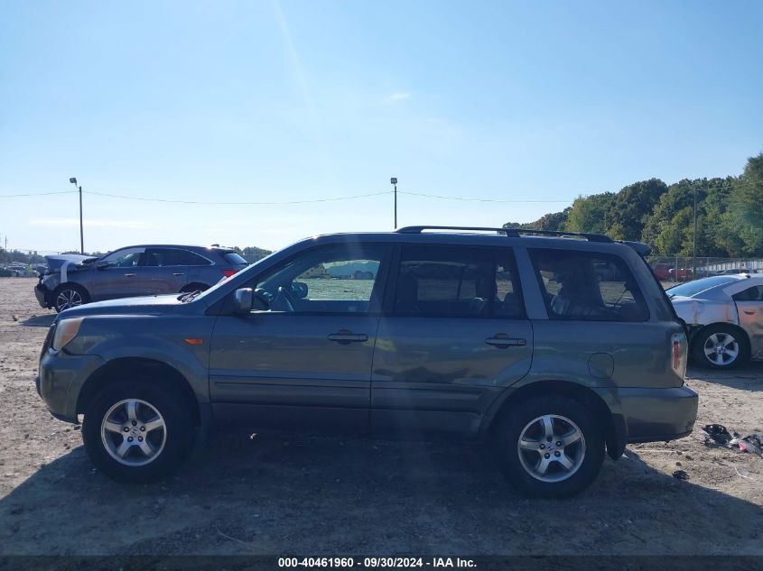 2007 Honda Pilot Ex-L VIN: 5FNYF18507B024320 Lot: 40461960